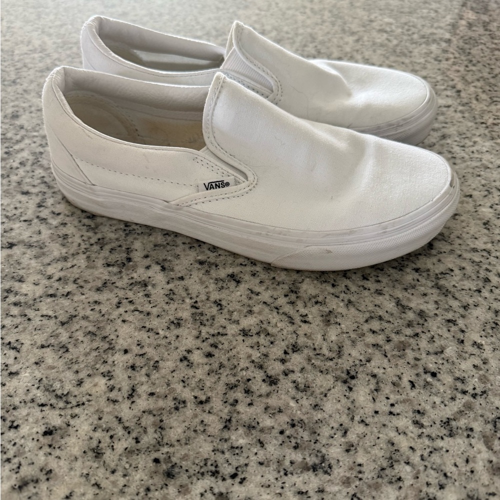 Vans Classic White Slip-On Shoes
